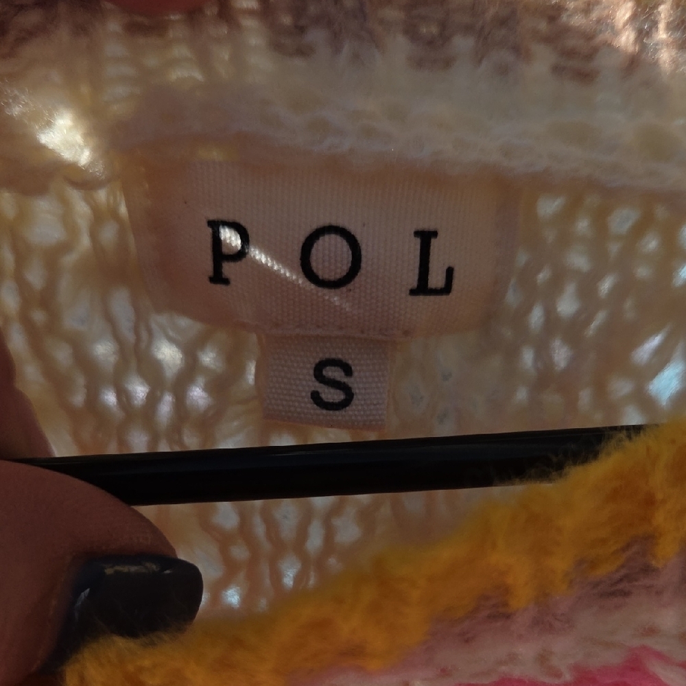 POL Pink and Cream Striped Sweater - Picture 4 of 7